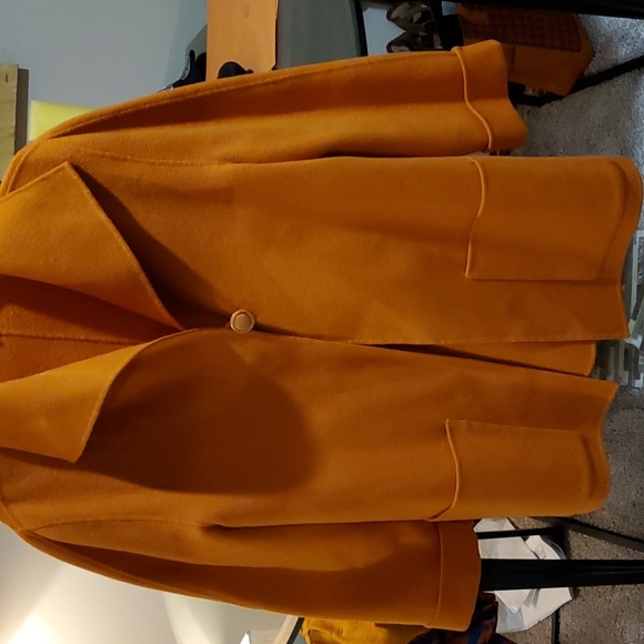 Jackets & Blazers - 100% wool burnt orange womens jacket